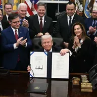 U.S. president signs funding bill ending record 43-day government shutdown