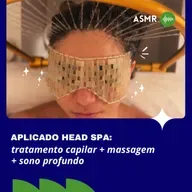 ASMR Aplicado Head Spa: Tratamento Capilar + Massagem + Sono Profundo