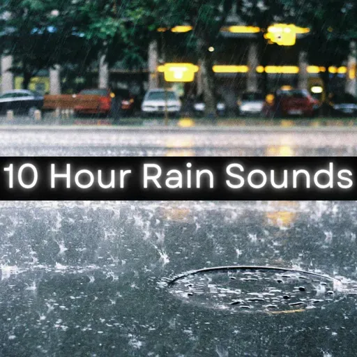 Gentle Rainfall on Pavement - 10 Hours for Sleep, Meditation, & Relaxation