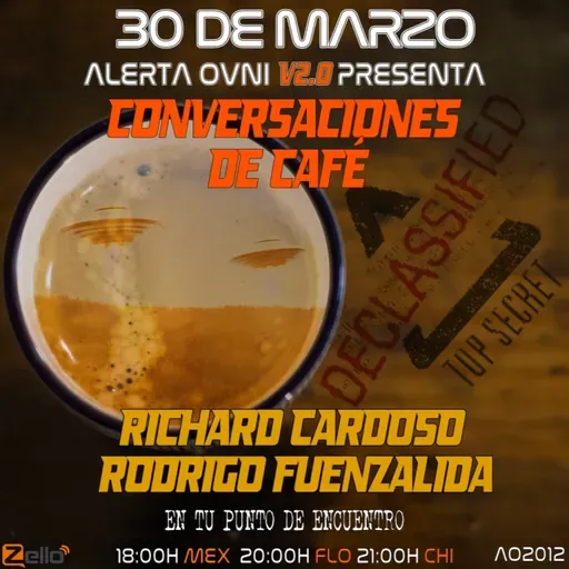 CONVERSACIONES DE CAFÉ ¨CON RICHARD CARDOSO¨ Café Ufológico Proyecto Sirio.