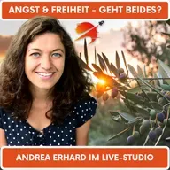 Über Angst, Mut & Freiheit - Andrea Erhard im #justfuckindoit Live-Studio-Interview Folge #65
