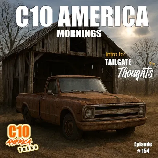 Episode 154 of the C10 America Talks Podcast, titled Intro of Tailgate Thoughts.