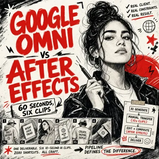 We shipped a 60 second apparel spot using Google Omni as the heavy lift