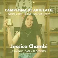 Campeona de Arte Latte | Bolivia - 2026 | Jessica Chambi