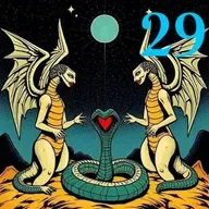 Buenos presagios, 29 (voz humana)