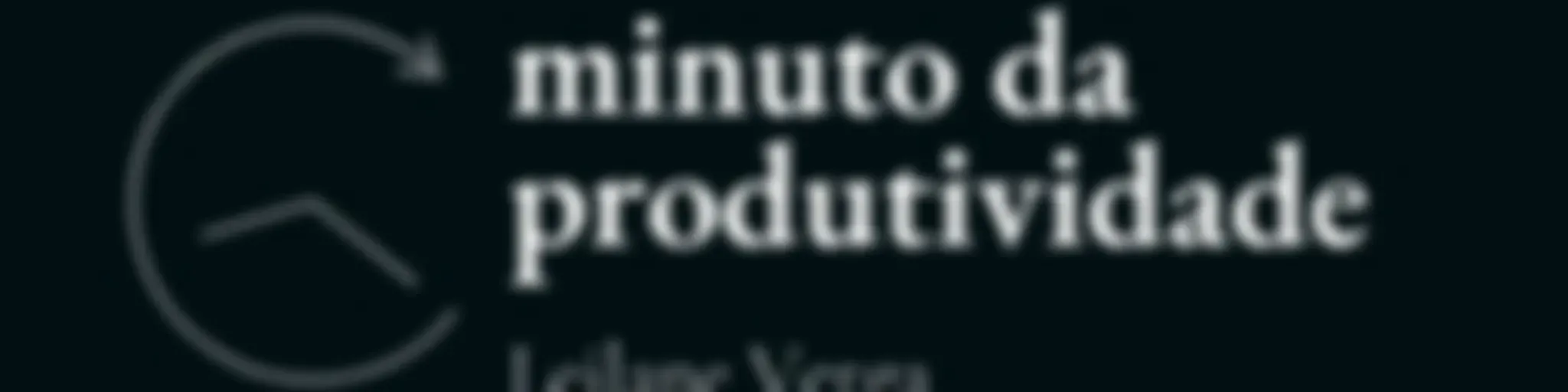 Minuto da Produtividade