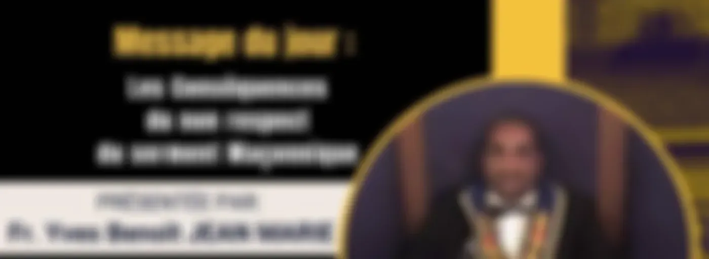 Emission à l'écoute de la Franc Maçonnerie