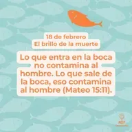 El brillo de la muerte ~ Devocional de Jóvenes ~ 18 de febrero 2026