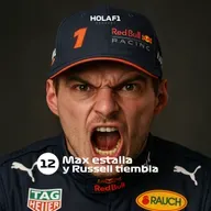 GP España: 🇪🇸 Max Verstappen estalla y Russell tiembla