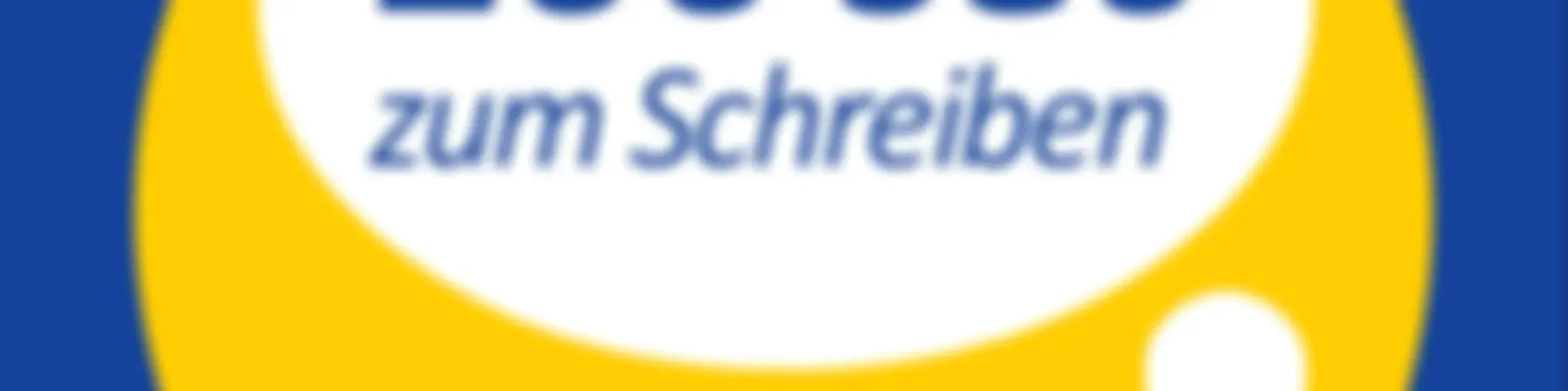 100 Sekunden Schreibzeit