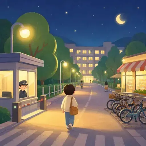 [HSK 3] 夜路上的安心感 - A Sense of Safety on the Night Road