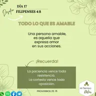 Día 17 - Desafío filipenses 4:8