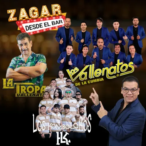 Zagar desde el bar "Noche Vallenata"