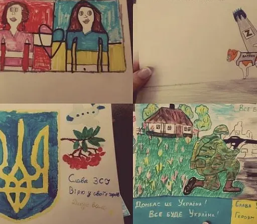 Дети рисуют войну - ради мира