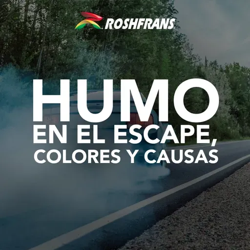 Humo en el escape, colores y causas.