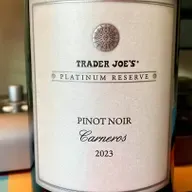 Trader Joe’s Platinum Reserve Carneros Pinot Noir 2023