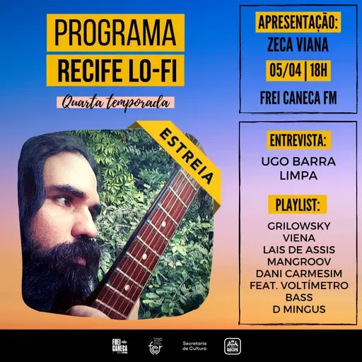 PROGRAMA RECIFE LO-FI #01 | 4ª TEMPORADA | ENTREVISTA UGO BARRA LIMPA