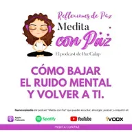 Cómo bajar el ruido mental y volver a ti - Reflexiones de Paz - Medita con Paz