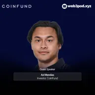 390: The Stablecoin Super Cycle Is Coming, Here's What to Build with Coinfund investor - Azi Mandias