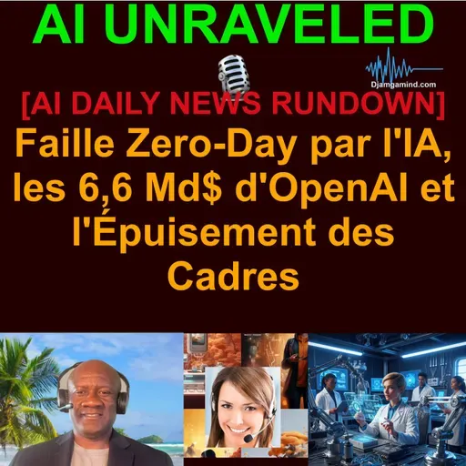 AI DAILY NEWS RUNDOWN - FRENCH VERSION]  Faille Zero-Day par l'IA, les 6,6 Md$ d'OpenAI et l'Épuisement des Cadres (11 Mai)
