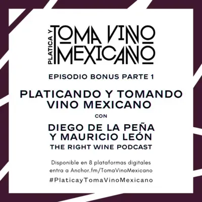 Episodio Bonus - Platicando y Tomando Vino Mexicano - Diego de la Peña & Mauricio León · The Right Wine Podcast