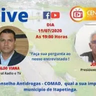 Live com JOILSON , Presidente do COMAD - Itapetinga-BA