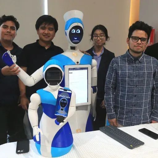 Robot peruano con inteligencia artificial mejora la atención médica a distancia