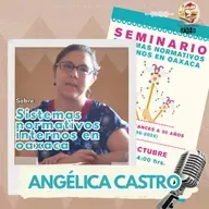 Angélica Castro sobre el seminario “Sistemas Normativos Internos en Oaxaca: retos y alcances”
