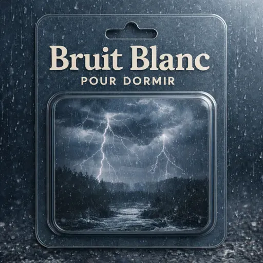 1 H Bruit Blanc pour DORMIR et la relaxation | Orages et Pluie ASMR