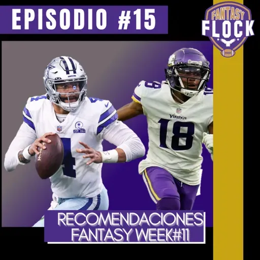 Fantasy Flock #15 (T2)- Recomendaciones NFL Fantasy W11 (2022)