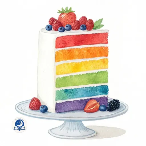 El Pastel Arcoiris Gigante