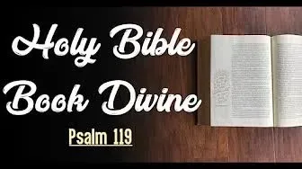 HOLY BIBLE BOOK DIVINE - HYMN
