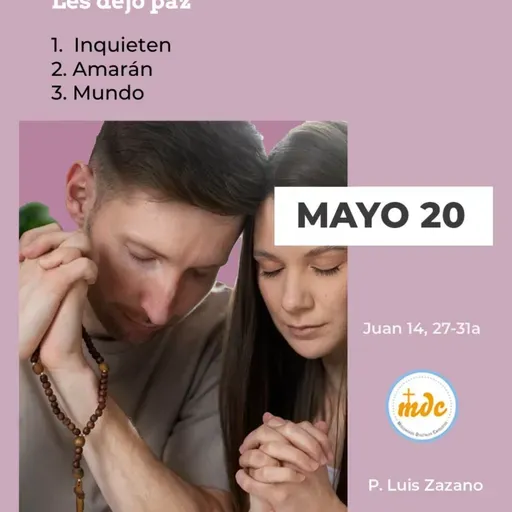 Juan 14, 27-31a: Les dejo paz