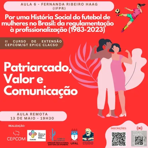 II Curso CEPCOM/CLACSO #6 - Por uma História Social do futebol de mulheres no Brasil, com Fernanda Haag (IFPR)