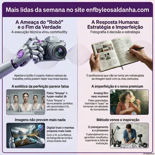 As 5 Mais Lidas: Do Planejamento 2026 à Morte da Foto Perfeita - Resumão com IA