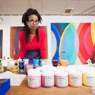June Edmonds - American painter, teaching artist, and public artist.