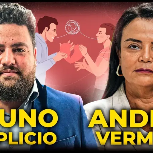ANDREA VERMONT e BRUNO SIMPLICIO - Podcast 3 Irmãos #763