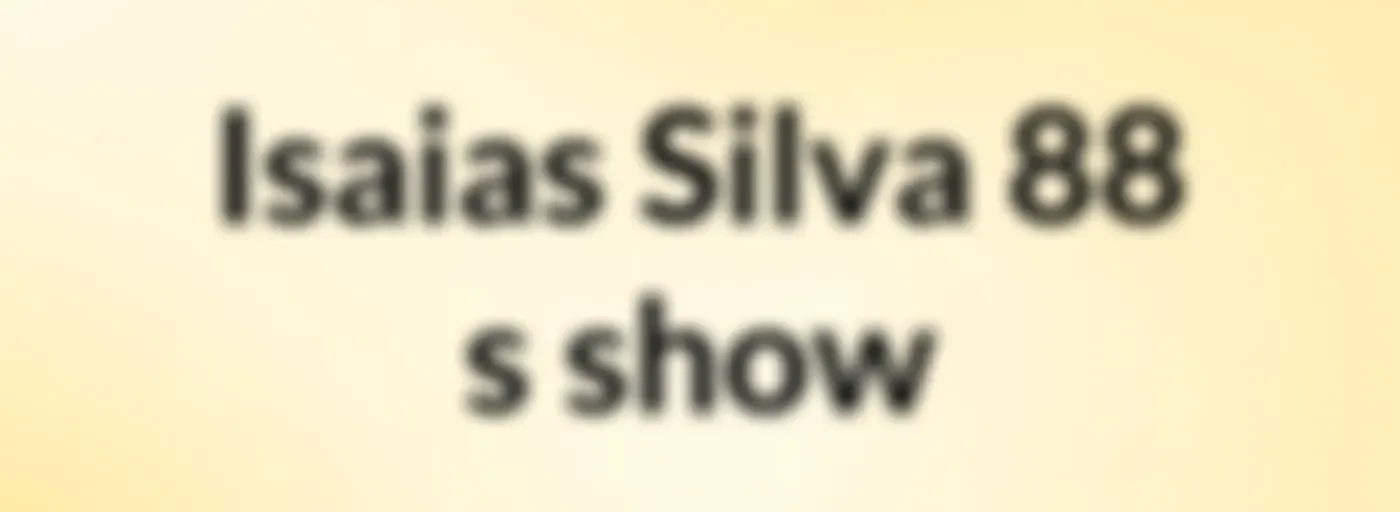 Isaias Silva 88's show