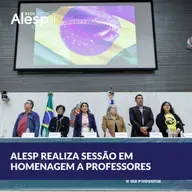 Em sessão solene, Alesp presta homenagem pelo Dia dos Professores