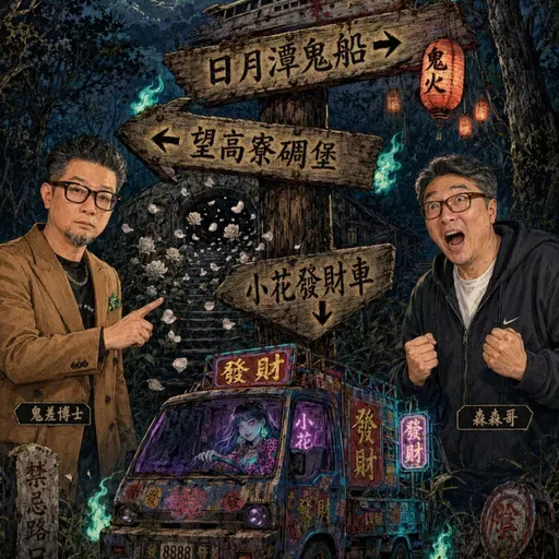 日月潭鬼船深夜拍窗?望高寮碉堡驚魂!加碼爆料:七孔流血的「財神小花」與89發財車!