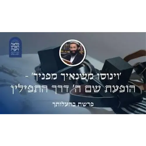 פרשת בהעלותך • 'וינוסו משנאיך מפניך' - הופעת שם ה' דרך התפילין