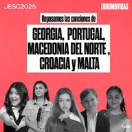 7x08: Reaccionamos a las canciones de GEORGIA, PORTUGAL, MACEDONIA DEL NORTE, CROACIA y MALTA en JESC2025 | Euromovidas