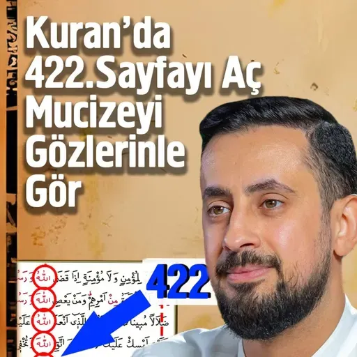 Kuran'da 422.Sayfayı Aç Mucizeyi Gözlerinle Gör - Tevafuk Mucizesi | Mehmet Yıldız