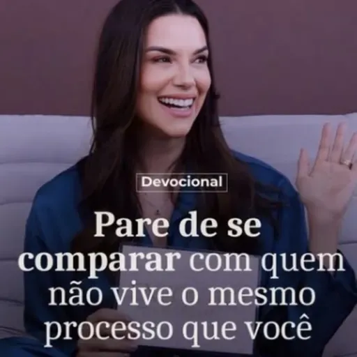 PARE DE SE COMPARAR COM QUEM NÃO VIVE O MESMO PROCESSO QUE VOCÊ