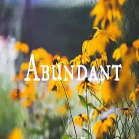 Abundant hope