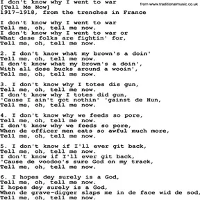 I Don T Know Why Song