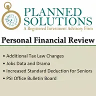 Additional Tax Law Changes Jobs Data and Drama Increased Standard Deduction for Seniors
