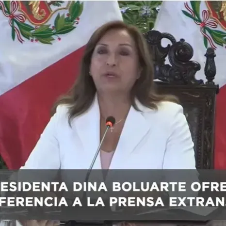 01-24-2023 - Declaraciones de la presidenta de Peru, Dina Boluarte