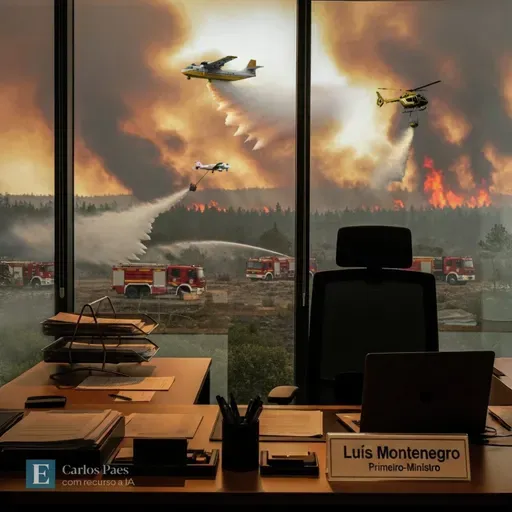 Montenegro na crise dos incêndios: “Este governo, na pandemia, ia ser um pandemónio”