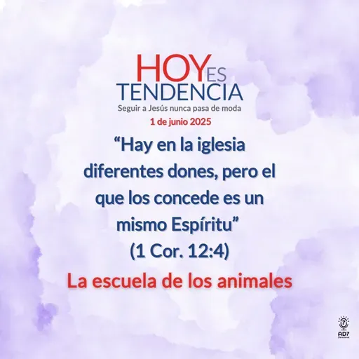 La escuela de los animales ~ Devocional de Jóvenes ~ 1 de junio 2025